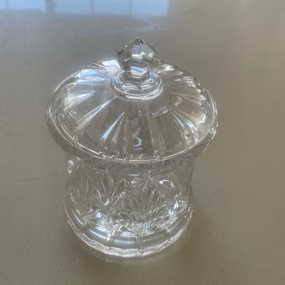 Waterford Crystal Candy Jar    Immaculate.